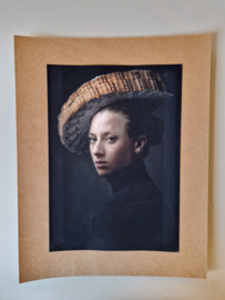 Portret vrouw met hoed