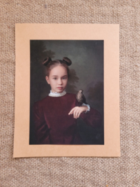 Meisje met vogel