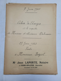 Oude franse notariële actes