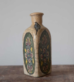 Marokkaans handgemaakt aardewerk flesje