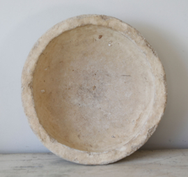 Oude papiermache schaal