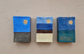 3 luik  landschap keramiek