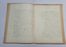 Oude franse notariële actes