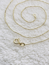 Lapis Lazuli hanger met hartje - goud op zilver/edelsteen
