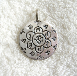 Chakra amulet, sterling zilver