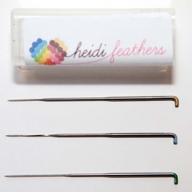Felting Needles Heidi Feathers in 3 sizes