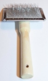 Slicker Brush wood (small)