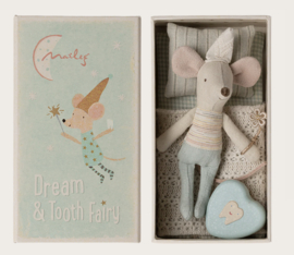 Maileg Tooth fairy mouse, Little brother in matchbox 17-4105-00 
