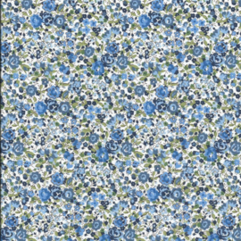 Liberty "Emma and Georgina" blue and green Tana Lawn