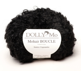 DollyMo Mohair Bouclé "Black" no. 7011