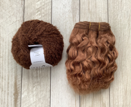 DollyMo Mini mohair bouclé "Brunette" nr. 8012