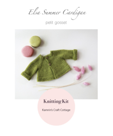 Kit "Elsa Summer Cardigan" designed by Petit Gosset/Daria Gosset 38 cm doll