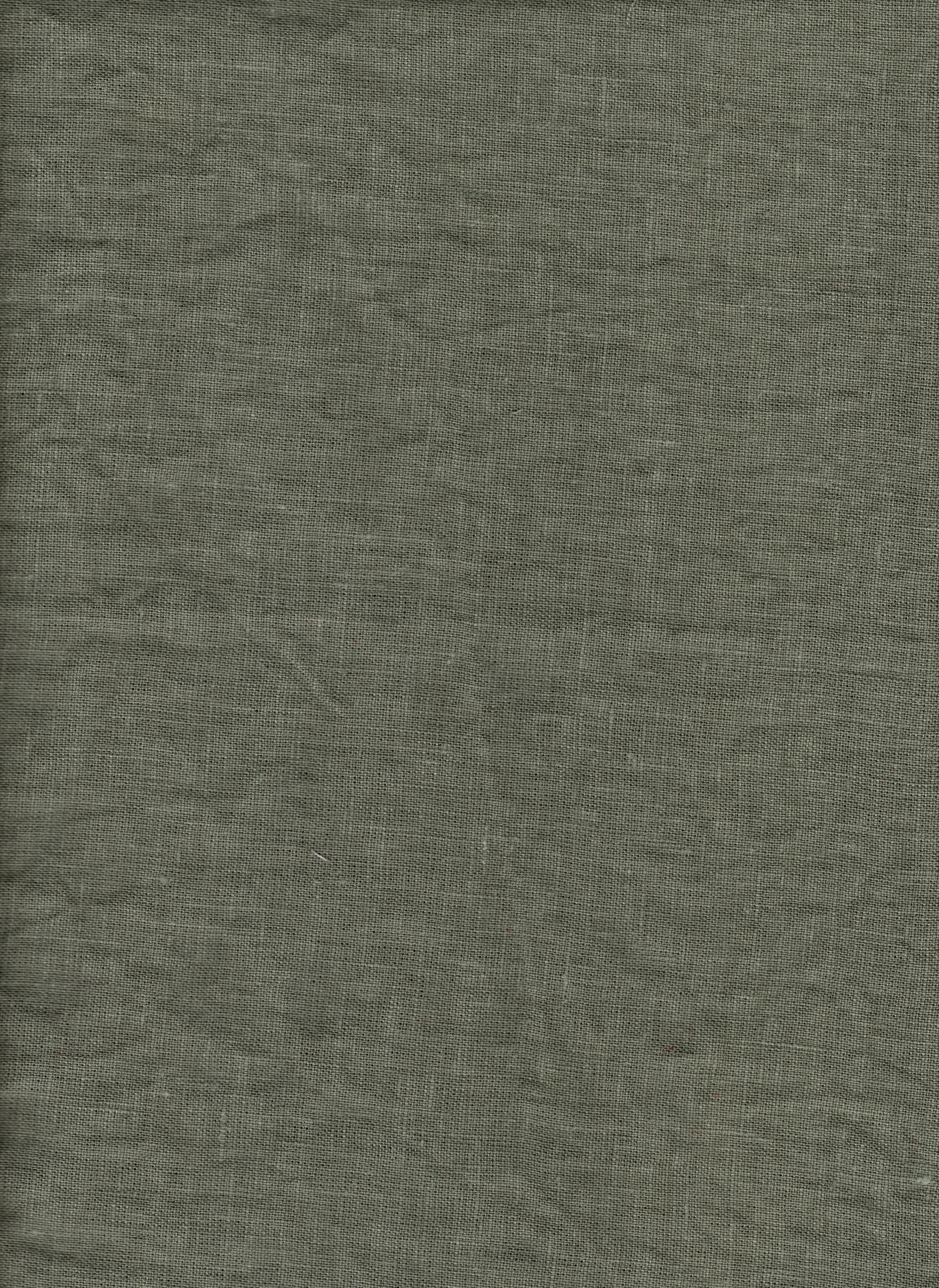 Mežroze Leinen Stonewashed "Green Khaki" Col. 2567