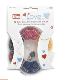 Prym Love Mini drukknopen 9 mm in 6 kleuren