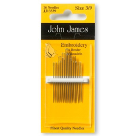 John James Embroidery 3/9 Needles JJ13539.