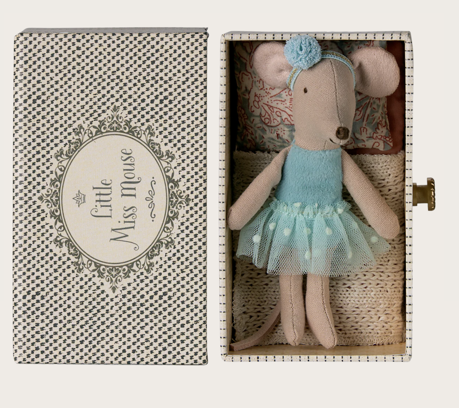 Maileg Dance mouse in daybed, Little sister 17-5104-00 New!