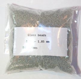 Glasparels extra fijn 1,55 - 1,85 mm : 250 gram/500 gram