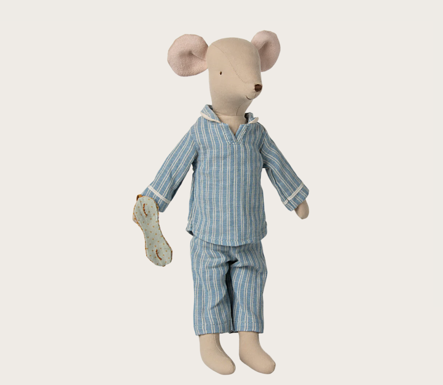 Maileg Medium mouse, Pyjamas 17-2401-00