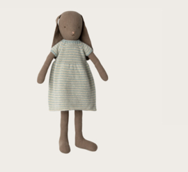 Maileg Bunny size 4, Brown - Knitted Dress 16-3404-00 
