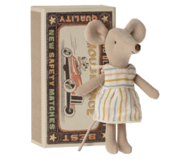 Maileg Big sister mouse in matchbox 17-2202-01 Nieuw!
