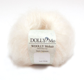 DollyMo "Woolly" Mohair  6011 Snow White