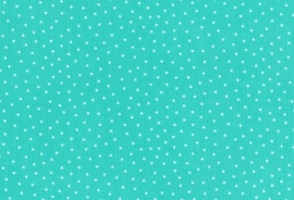 Westfalen Babycord Polka Dot Turquoise White