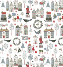 Acufactum Cotton Fabric Winter Poetry 3523-963
