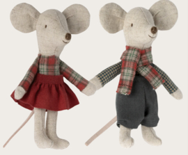 Maileg Winter Mice Twins, Little Brother and Sister 17-3103-00
