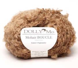 DollyMo Mohair Bouclé "Golden Brown" nr. 7012