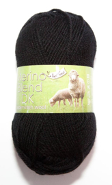 King Cole Merino Blend DK  "Black" 50 gram