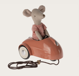 Maileg Mouse Car, Coral 11-4103-00 