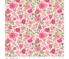 Strength in Pink - Floral Blush C12623 Riley Blake Nieuw!