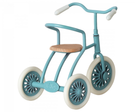 Maileg Abri à tricycle, Mouse - Petrol blue 11-3104-00