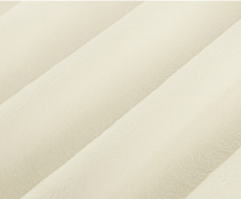 Shannon Fabrics Cuddly 3 Ivory Plush / per 20 cm