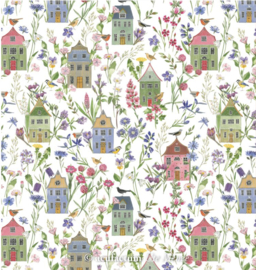 Acufactum Cotton Houses and Flowers.  3523-933