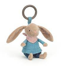 Jellycat Little Rambler Bunny Rattle   New!