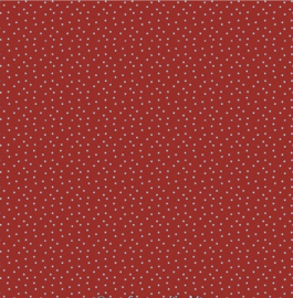 Acufactum Cotton fabric dots red-white 3523-500