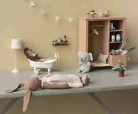 Maileg Bunny, Size 3 - Chocolate brown - Dress and shoes 16-6300-00 Nieuw!