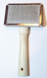 Slicker Brush wood (small)