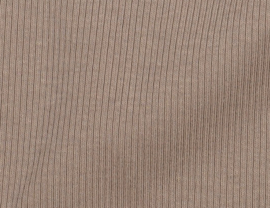 Rib Jersey Taupe / Per 10 cm