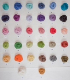 Merino Wool Various Colors 20 gram ONLY AVAILABLE IN SHOP