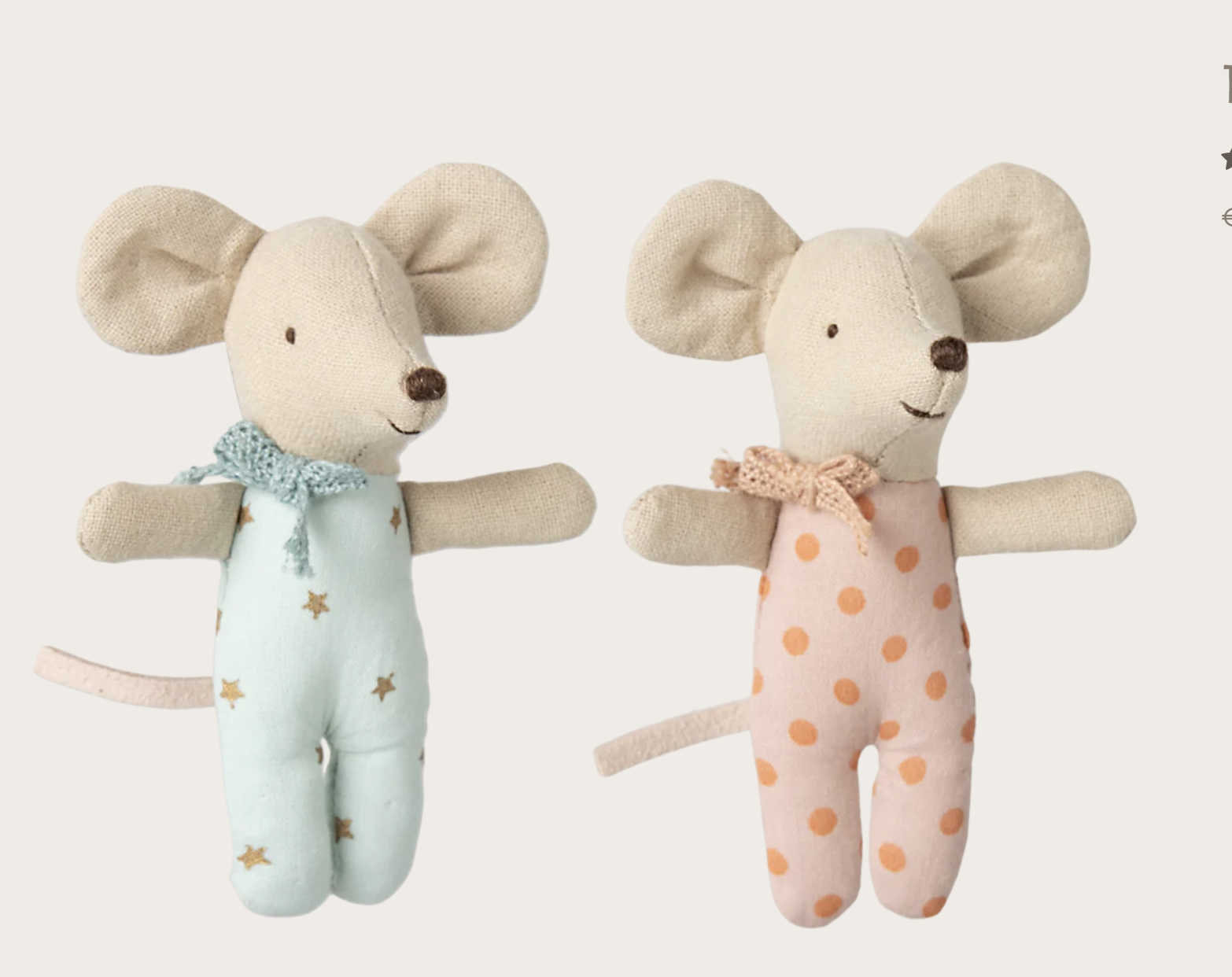 Maileg Twins, Baby mice in matchbox 17-5000-00 