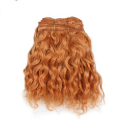 Weft "Ginger" wavy no. 17/100 gram "Goat hair"