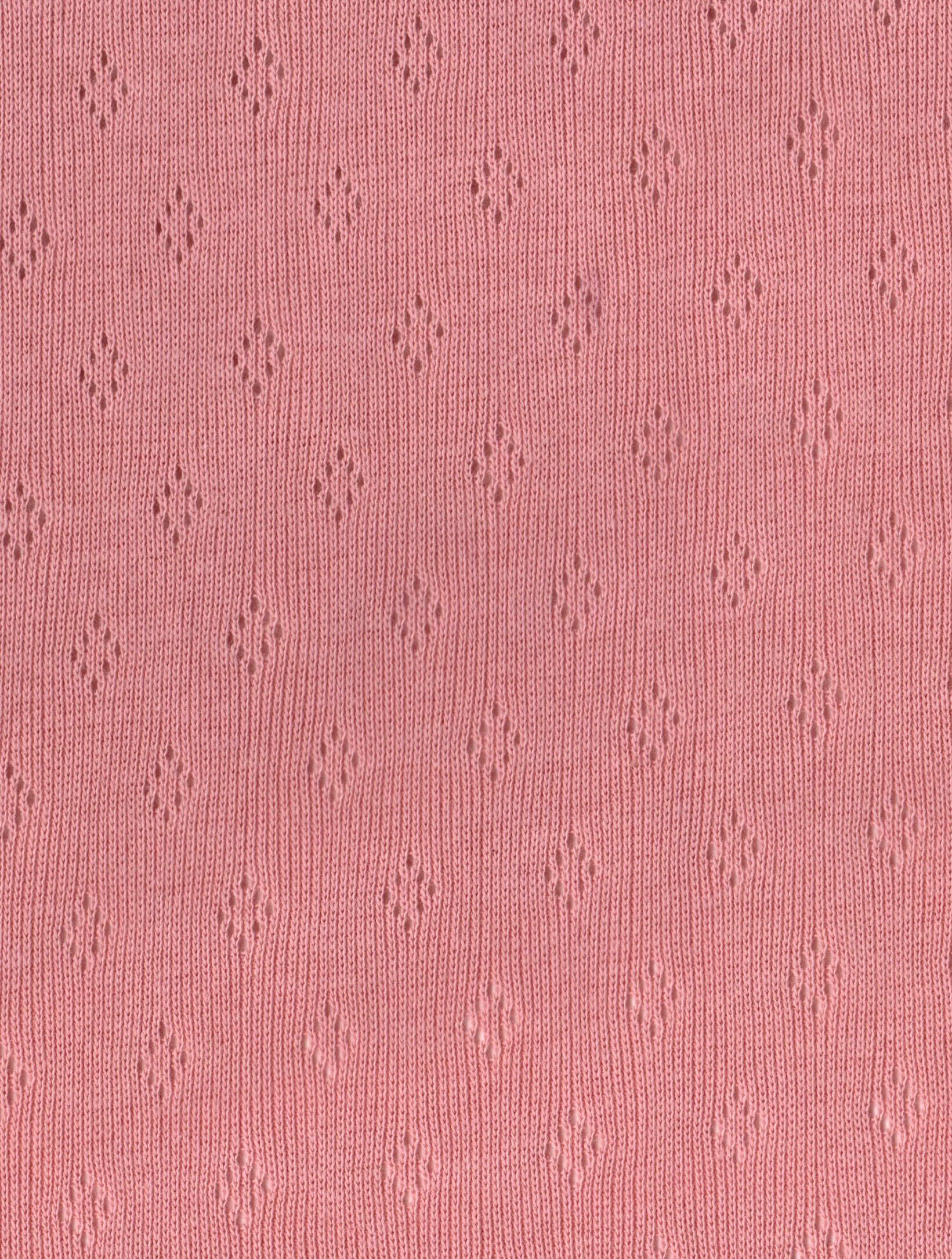 Pointelle / Pique Katoen - Dusty Pink