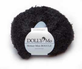 DollyMo Mini mohair bouclé "Black" nr. 8007