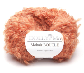 DollyMo Mohair Bouclé (groot gelust) Ginger nr. 7015  Nieuw!