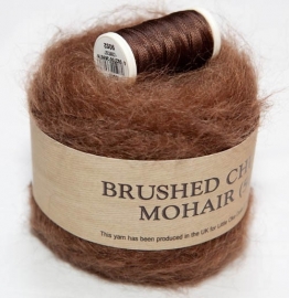 Nylbond nr. 9052 (mohair: dark brown)