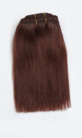 Weft "Chestnut/Brown" straight no. 4/100 gram "Goat hair"