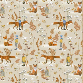 Acufactum Cotton Fabric Fox Love