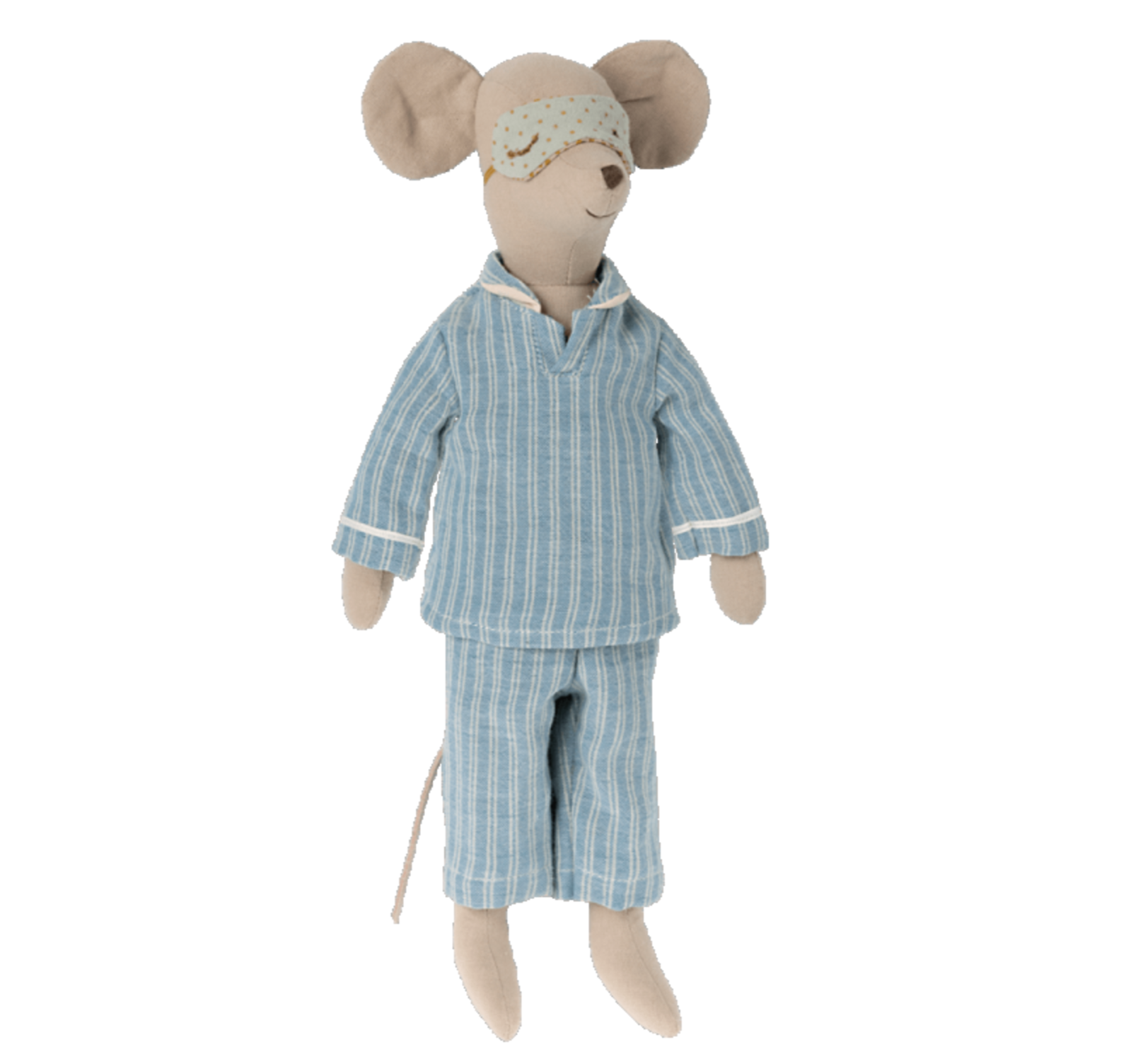 Maileg Medium mouse, Pyjamas 17-2401-00